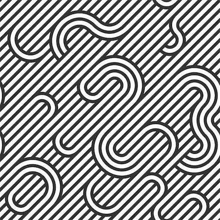 simsearch:400-08978166,k - Abstract diagonal seamless vector pattern.Black and white striped texture. Stock Photo - Budget Royalty-Free & Subscription, Code: 400-08981491