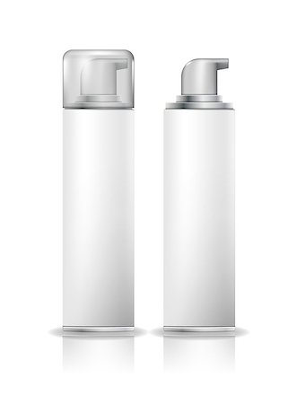 Shaving foam cosmetic bottle sprayer container. Spray for shaving, container with gel for shaving. Stock Photo - Budget Royalty-Free & Subscription, Code: 400-09000881