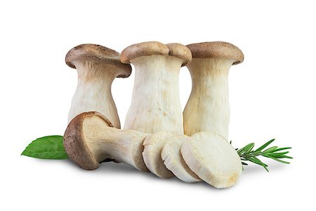 simsearch:400-04824992,k - King Oyster mushrooms sliced for cooking isolated on white background Stock Photo - Budget Royalty-Free & Subscription, Code: 400-09019099