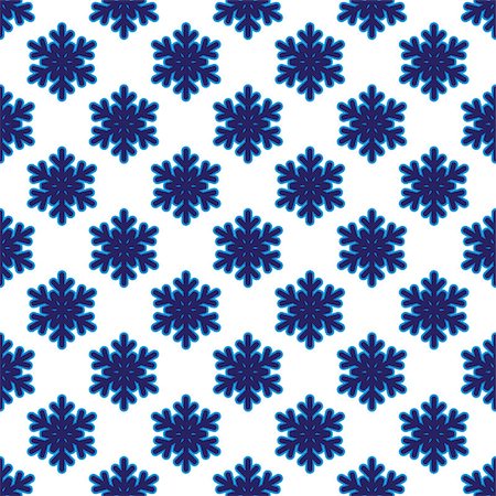 simsearch:400-04642641,k - Seamless pattern with snowflakes on white background. Vector Illustration Stock Photo - Budget Royalty-Free & Subscription, Code: 400-09032583