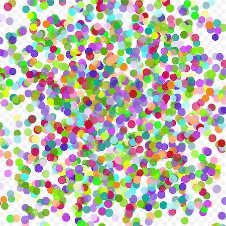 simsearch:400-08806797,k - Multicolored paper confetti on transparent background. Realistic holiday decorations flying. Background for holiday cards, greetings. Colorful flying falling the elements of decoration of the celebration. Photographie de stock - Aubaine LD & Abonnement, Code: 400-09046318