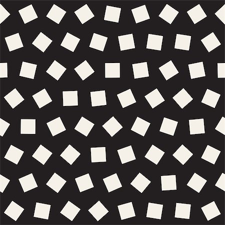simsearch:400-08978166,k - Geometric Scattered Shapes. Monochrome Funky Texture. Vector Seamless Black and White Irregular Pattern Stock Photo - Budget Royalty-Free & Subscription, Code: 400-09046851