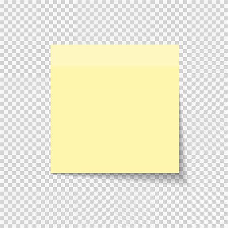 Sticky Paper Note on Transparent Background  Vector Illustration EPS10 Stock Photo - Budget Royalty-Free & Subscription, Code: 400-09047572