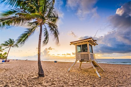 fort lauderdale, florida, usa - Fort Lauderdale Beach, Florida, USA. Stock Photo - Budget Royalty-Free & Subscription, Code: 400-09080893