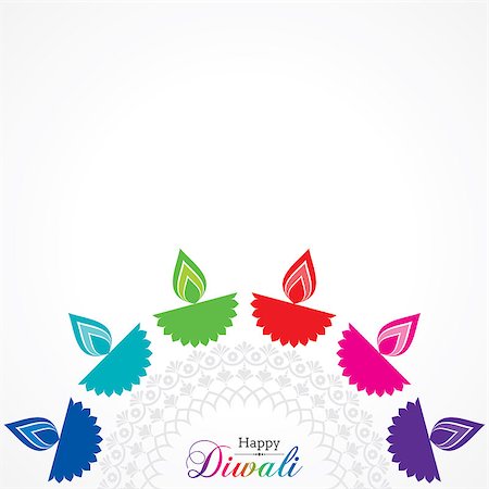 Illustration of Diwali utsav greeting or poster card Stock Photo - Budget Royalty-Free & Subscription, Code: 400-09082392