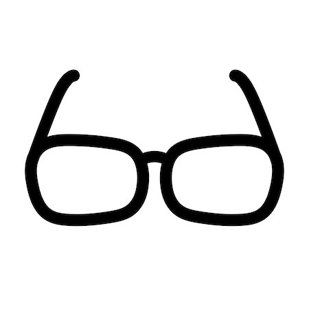 simsearch:400-07774329,k - Glasses icon on white background. Vector illustration Stock Photo - Budget Royalty-Free & Subscription, Code: 400-09096579
