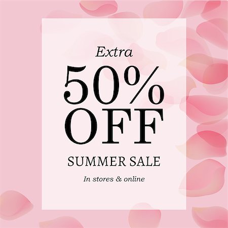 simsearch:400-05698489,k - Summer Sale Banner, Vector Illustration, With Gradient Mesh Stock Photo - Budget Royalty-Free & Subscription, Code: 400-09090006