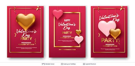Easy to edit vector backgrounds set. Holiday greeting card design. Stock Photo - Budget Royalty-Free & Subscription, Code: 400-09114280