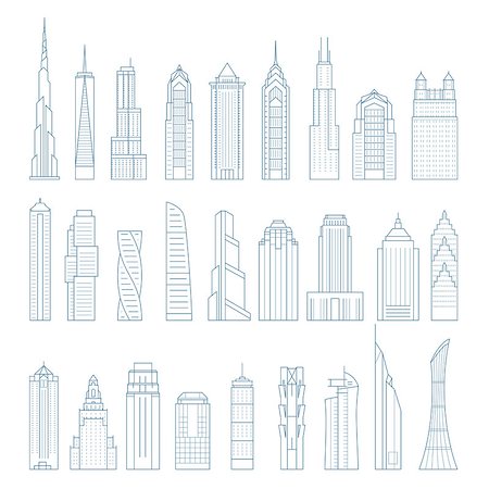 Modern megalopolis skyscrapers and buildings - towers and landmarks Stock Photo - Budget Royalty-Free & Subscription, Code: 400-09116768