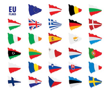 simsearch:400-04915019,k - flags of the european union. Vector illustration Stock Photo - Budget Royalty-Free & Subscription, Code: 400-09120228