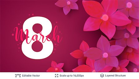 simsearch:400-07418602,k - Frame composition and Spring flowers. Editable vector background. Stock Photo - Budget Royalty-Free & Subscription, Code: 400-09121444