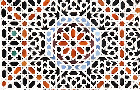 Detail of traditional moroccan mosaic wall, Morocco, North Africa Stock Photo - Budget Royalty-Free & Subscription, Code: 400-09136227