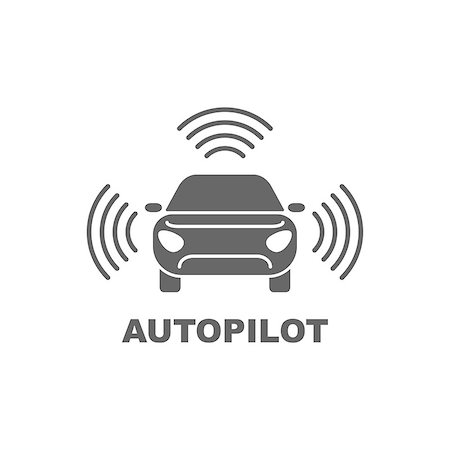 Autopilot icon. Simple element illustration. Autopilot symbol design from Artificial Intelligence collection. Can be used in web and mobile. EPS 10 Stock Photo - Budget Royalty-Free & Subscription, Code: 400-09136922