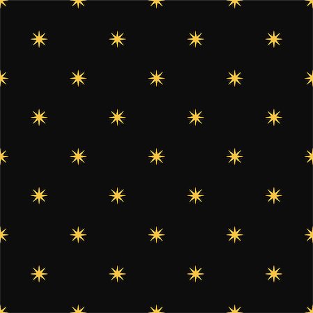 simsearch:400-08978166,k - Seamless luxury pattern of golden stars. Vector stylish background. Stock Photo - Budget Royalty-Free & Subscription, Code: 400-09133412