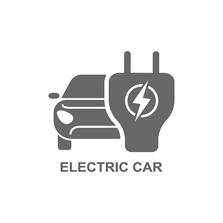 simsearch:400-05704598,k - Electro car icon. Logo element illustration. Electro car symbol design. EPS 10 Stock Photo - Budget Royalty-Free & Subscription, Code: 400-09141352