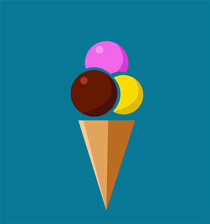 simsearch:400-05718903,k - Ice Cream vector illustration Stock Photo - Budget Royalty-Free & Subscription, Code: 400-09171067