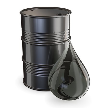simsearch:400-07982589,k - Black barrel and giant oil drop 3D render illustration isolated on white background Stock Photo - Budget Royalty-Free & Subscription, Code: 400-09224811