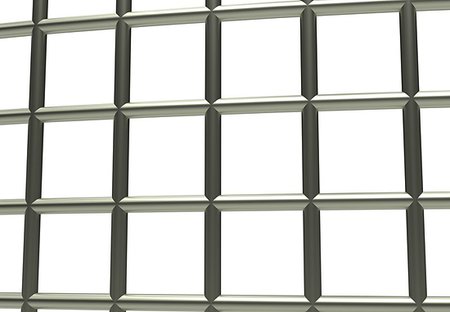 design about airplane service - metal prison jail blocking on white 3d render Stock Photo - Budget Royalty-Free & Subscription, Code: 400-09225091