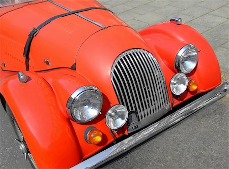 simsearch:600-01716651,k - Beautiful red old timer Stock Photo - Budget Royalty-Free & Subscription, Code: 400-03907820