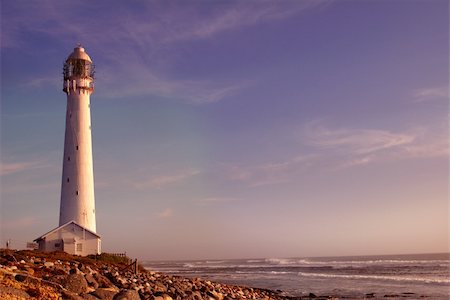 simsearch:400-04272525,k - The Slangkop Lighthouse in Kommetjie, Western Cape. The tallest lighthouse in South Africa. Stock Photo - Budget Royalty-Free & Subscription, Code: 400-03914730