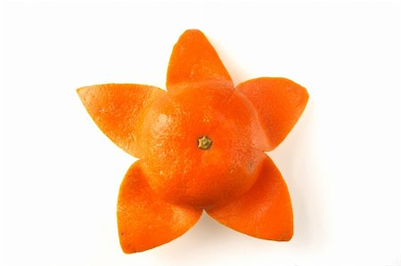 simsearch:614-05955439,k - star shaped half peeled orange Stock Photo - Budget Royalty-Free & Subscription, Code: 400-03915296