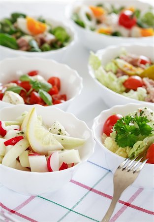 simsearch:700-03053816,k - Different salads in buffet - healthy food Stock Photo - Budget Royalty-Free & Subscription, Code: 400-03916472