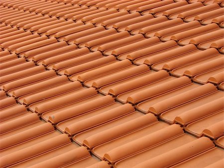 simsearch:700-07498128,k - Background of red tiles pattern on traditional roof Stock Photo - Budget Royalty-Free & Subscription, Code: 400-03917042