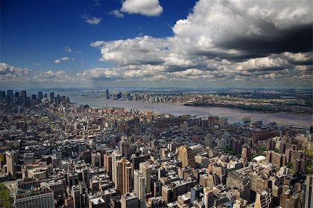simsearch:400-04198862,k - An aerial view of Lower Manhattan, New York Stock Photo - Budget Royalty-Free & Subscription, Code: 400-03917054