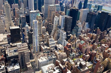 simsearch:400-04198862,k - An aerial view of manhattan rooftops. Stock Photo - Budget Royalty-Free & Subscription, Code: 400-03917369