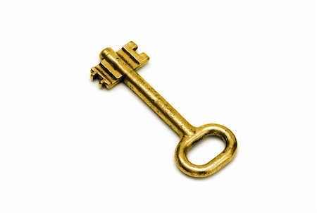 simsearch:700-03692004,k - golden key on white background Stock Photo - Budget Royalty-Free & Subscription, Code: 400-03911320
