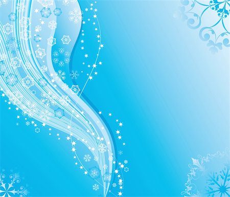 Snowflake background, vector illustration Stock Photo - Budget Royalty-Free & Subscription, Code: 400-03927541