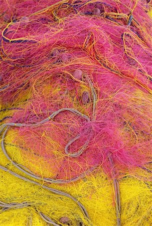 simsearch:6118-08910527,k - Image shows colorful fishing nets Photographie de stock - Aubaine LD & Abonnement, Code: 400-03928263