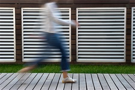 simsearch:695-03378125,k - A motion blur abstract of a person walking in a hurry Stock Photo - Budget Royalty-Free & Subscription, Code: 400-03928595