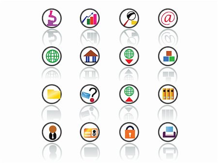 simsearch:400-03938572,k - web icon set suitable to use any kind of website. Stock Photo - Budget Royalty-Free & Subscription, Code: 400-03939493