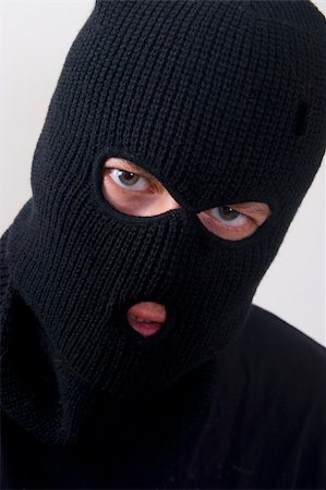 fugit - evil criminal wearing military mask Stock Photo - Budget Royalty-Free & Subscription, Code: 400-03931406