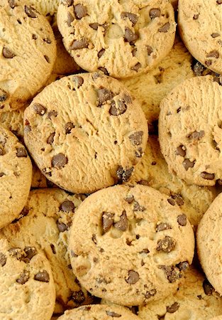 simsearch:614-06537664,k - a background of delicious chocolate chip cookies Stock Photo - Budget Royalty-Free & Subscription, Code: 400-03932045