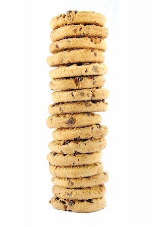 simsearch:614-06537664,k - a tower of delicious chocolate chip cookies Stock Photo - Budget Royalty-Free & Subscription, Code: 400-03932046