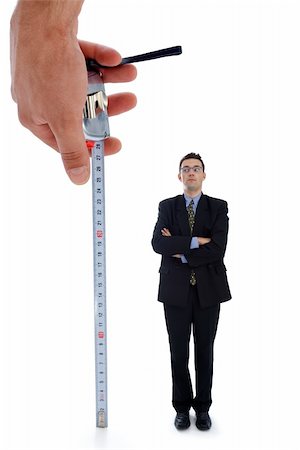 strong man test image - Measuring a men. Metaphoric view of a test before employment Stock Photo - Budget Royalty-Free & Subscription, Code: 400-03932249