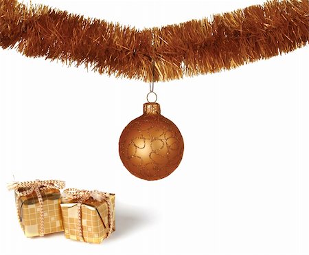 simsearch:400-03968548,k - Christmas decoration isolated on white (Collage) Stock Photo - Budget Royalty-Free & Subscription, Code: 400-03944274