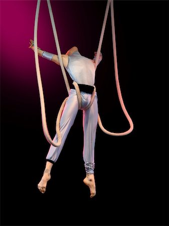 Acrobat on stage Stock Photo - Budget Royalty-Free & Subscription, Code: 400-03944623