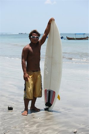simsearch:400-03944633,k - Portrait young men - the surfer Stock Photo - Budget Royalty-Free & Subscription, Code: 400-03944635