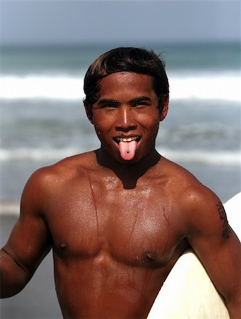 simsearch:400-03944633,k - Portrait young men - the surfer Stock Photo - Budget Royalty-Free & Subscription, Code: 400-03944637
