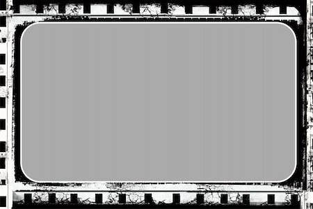 simsearch:400-03909049,k - Computer designed highly detailed grunge film frame with space for your text or image. Great grunge element for your projects Photographie de stock - Aubaine LD & Abonnement, Code: 400-03946736