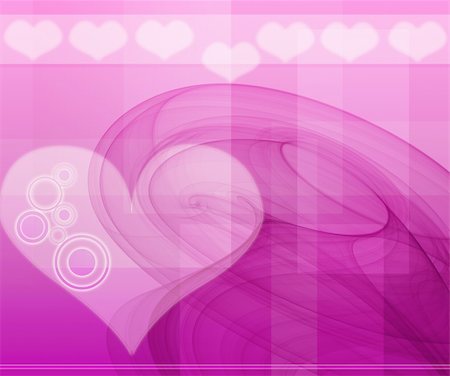 simsearch:400-05368603,k - Computer designed abstract background - Valentine's day card Stock Photo - Budget Royalty-Free & Subscription, Code: 400-03947126