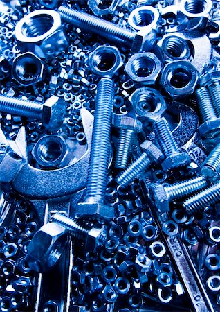 simsearch:400-03947919,k - There are different kinds of tools - open-ended and combination spanners. Stock Photo - Budget Royalty-Free & Subscription, Code: 400-03947916