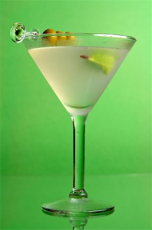 simsearch:400-03965729,k - Cowboy Hoof Martini on green background Stock Photo - Budget Royalty-Free & Subscription, Code: 400-03948264