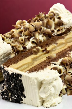 simsearch:400-05173009,k - Delicious tiramisu cake with special decoration Stock Photo - Budget Royalty-Free & Subscription, Code: 400-03948358