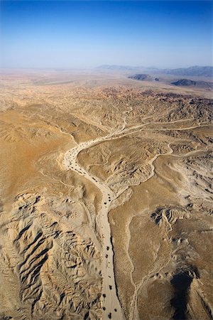 simsearch:400-03948680,k - Aerial view of desert landscape. Stock Photo - Budget Royalty-Free & Subscription, Code: 400-03948667