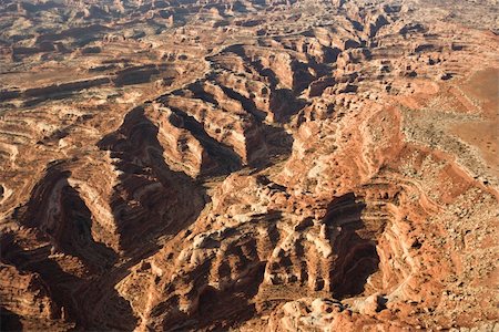 simsearch:400-03948680,k - Aerial view of gorge in Canyonlands National park, Utah. Stock Photo - Budget Royalty-Free & Subscription, Code: 400-03948676