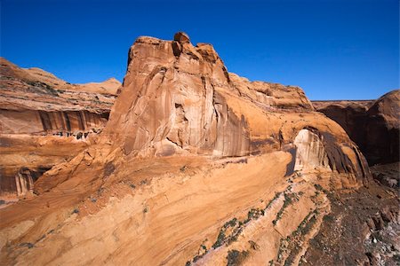 simsearch:400-03948680,k - Aerial view of land formation in Glen Canyon National Recreation Area, Utah. Stock Photo - Budget Royalty-Free & Subscription, Code: 400-03948679
